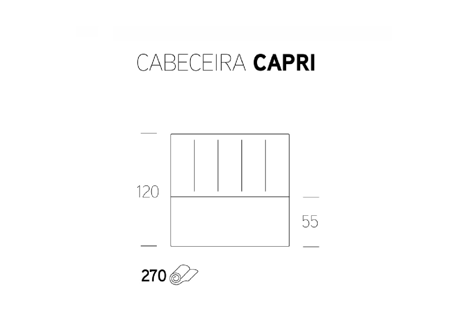 Cabeceira Capri - imagem 2